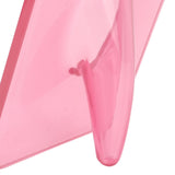 Photo Frame Flower Vase Acrylic Rectangle Centerpiece Clear Hydroponic Floral Vase for Dining Table Home Office Pink - Extra Image