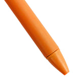Gel Pen for Kids Students Adults Black Ink Medium Point Pressing Retractable Smooth Writing Pen for Journaling Note Taking Cute Office School Supplies Tawny - Close-Up Angle