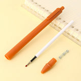Gel Pen for Kids Students Adults Black Ink Medium Point Pressing Retractable Smooth Writing Pen for Journaling Note Taking Cute Office School Supplies Tawny