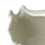 White Ceramic Conch Shell Conch Shape Ceramic Jewelry Tray Ocean Style Earrings Necklace Storage Dish Decorative Key Bowl - Low Angle