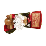 Christmas Stockings Exquisite Handcrafted Personalized Xmas Hanging Stocking for Gift Exchange Party Favor Old Man - Side View