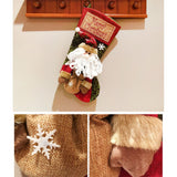 Christmas Stockings Exquisite Handcrafted Personalized Xmas Hanging Stocking for Gift Exchange Party Favor Old Man