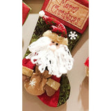 Christmas Stockings Exquisite Handcrafted Personalized Xmas Hanging Stocking for Gift Exchange Party Favor Old Man - Extra Image