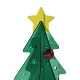 Acrylic Christmas Tree DIY Kit Mini Simple Installation Desktop Christmas Tree for Gift Decoration M 145x195mm - 45-Degree Angle