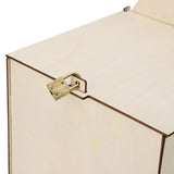 DIY Wooden Wedding Mailbox Post Box with Lock Key for Reception Wedding Anniversary Party Decoration JM01617 - Extra Image