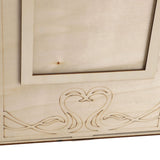 DIY Wooden Wedding Mailbox Post Box with Lock Key for Reception Wedding Anniversary Party Decoration JM01618
