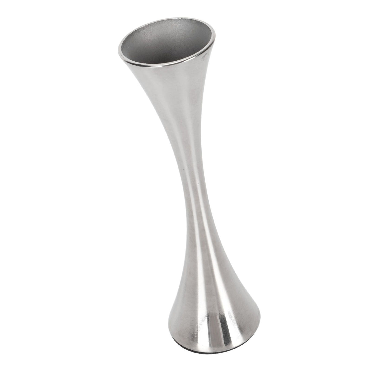 Stainless Steel Vase Innovative Elegant Modern Style Round Mouth Metal Flower Vase for Living Room Table