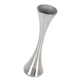 Stainless Steel Vase Innovative Elegant Modern Style Round Mouth Metal Flower Vase for Living Room Table