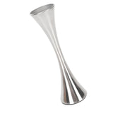 Stainless Steel Vase Innovative Elegant Modern Style Round Mouth Metal Flower Vase for Living Room Table - Rear View