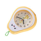 Cartoon Fruit Alarm Clock Kids Alarm Clock Decorative Ornaments Children Gift Student Gift Crystal Pea - Extra Image
