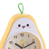 Cartoon Fruit Alarm Clock Kids Alarm Clock Decorative Ornaments Children Gift Student Gift Crystal Pea - Extra Image