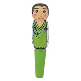 Puppet Pen Wooden Unique Ballpoint Cartoon Doctor Shape Ink Pen for Silly Gifts Stand Up Pen Decoration