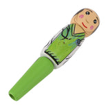Puppet Pen Wooden Unique Ballpoint Cartoon Doctor Shape Ink Pen for Silly Gifts Stand Up Pen Decoration - Side View