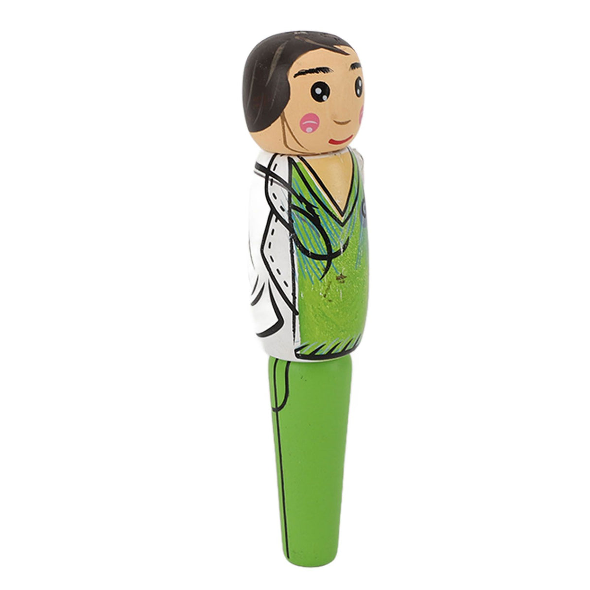 Puppet Pen Wooden Unique Ballpoint Cartoon Doctor Shape Ink Pen for Silly Gifts Stand Up Pen Decoration