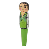 Puppet Pen Wooden Unique Ballpoint Cartoon Doctor Shape Ink Pen for Silly Gifts Stand Up Pen Decoration
