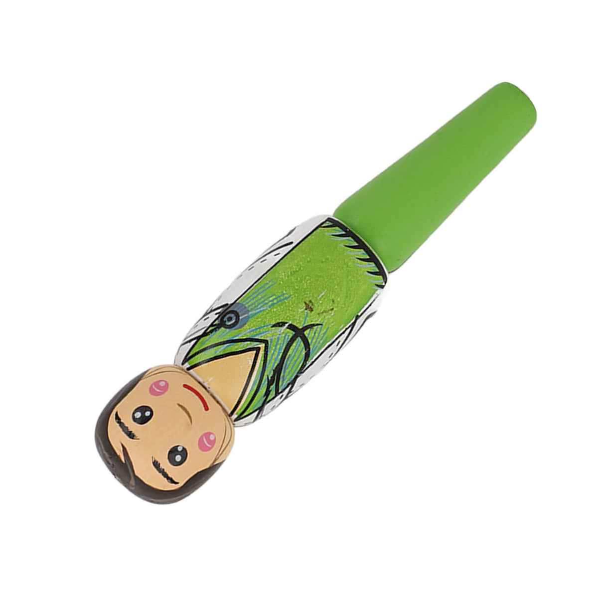 Puppet Pen Wooden Unique Ballpoint Cartoon Doctor Shape Ink Pen for Silly Gifts Stand Up Pen Decoration