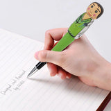 Puppet Pen Wooden Unique Ballpoint Cartoon Doctor Shape Ink Pen for Silly Gifts Stand Up Pen Decoration - Extra Image