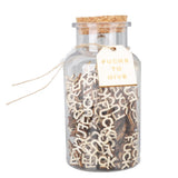 100PCS Jar of Fucks Mini Fucks to Give Wooden Letters Funny Gifts for DIY Crafts Scrapbooking Birthday Valentine's Day Anniversary Christmas - Front View