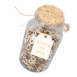 100PCS Jar of Fucks Mini Fucks to Give Wooden Letters Funny Gifts for DIY Crafts Scrapbooking Birthday Valentine's Day Anniversary Christmas