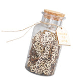 100PCS Jar of Fucks Mini Fucks to Give Wooden Letters Funny Gifts for DIY Crafts Scrapbooking Birthday Valentine's Day Anniversary Christmas