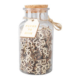 100PCS Jar of Fucks Mini Fucks to Give Wooden Letters Funny Gifts for DIY Crafts Scrapbooking Birthday Valentine's Day Anniversary Christmas - Low Angle
