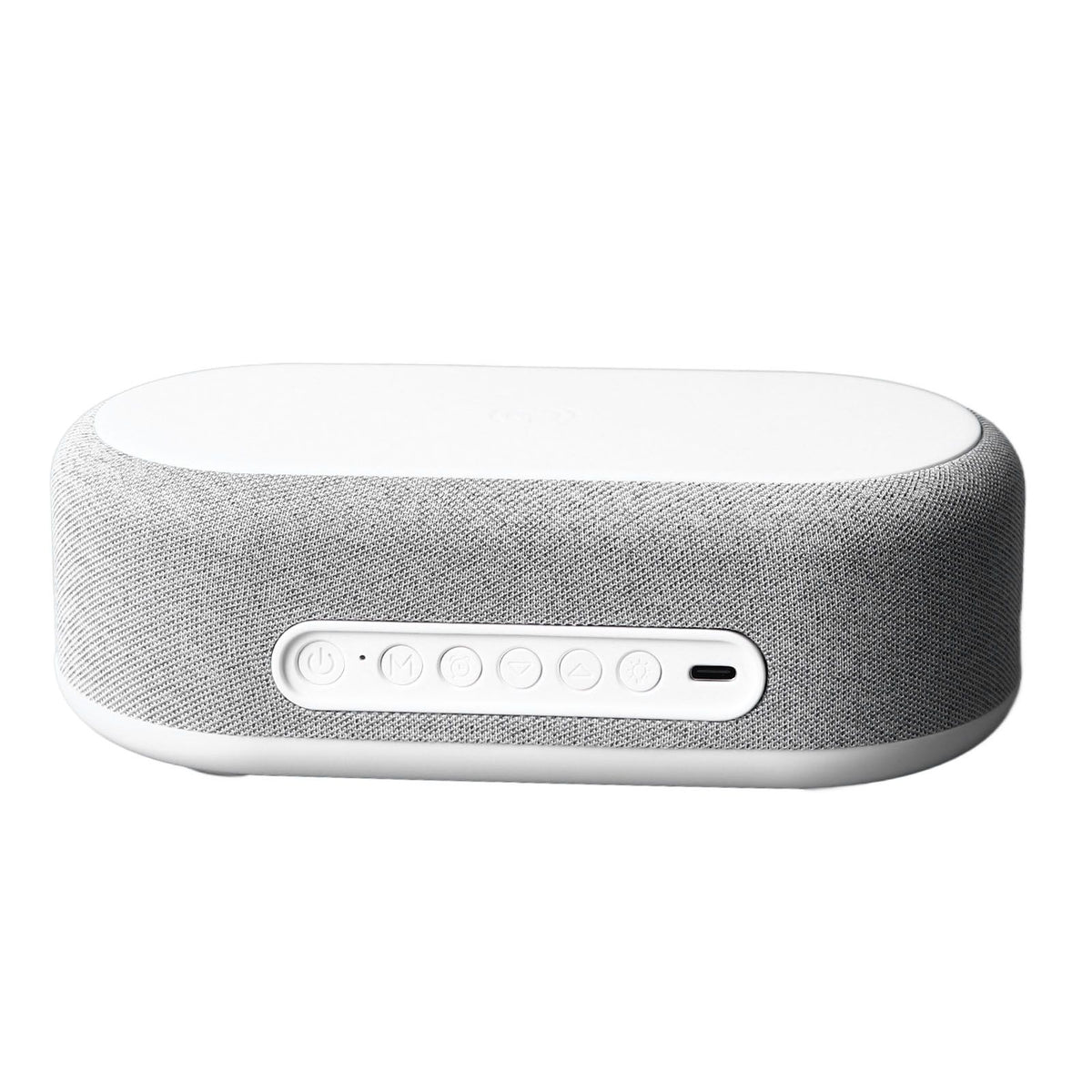 3 in 1 Alarm Clock with Wireless Charging and Night Light Portable Multifunction Desktop Clock Wireless Charger for Bedroom Study