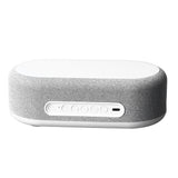 3 in 1 Alarm Clock with Wireless Charging and Night Light Portable Multifunction Desktop Clock Wireless Charger for Bedroom Study - Close-Up Angle