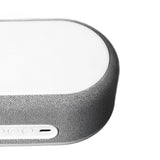 3 in 1 Alarm Clock with Wireless Charging and Night Light Portable Multifunction Desktop Clock Wireless Charger for Bedroom Study