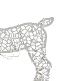 3pcs Lighted Christmas Decoration Deer Home Warm White Light Iron LED Reindeer Family Set Tabletop Decor for Outdoor Indoor Glowing Deer ‑02 - Extra Image