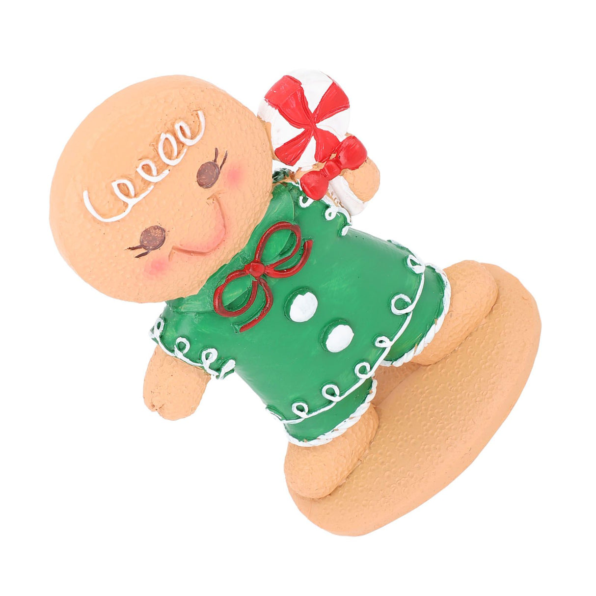 Gingerbread Kids Tabletop Figures Creativity Cute Christmas Gingerbread Table Decor for Store Bar Boy Candy