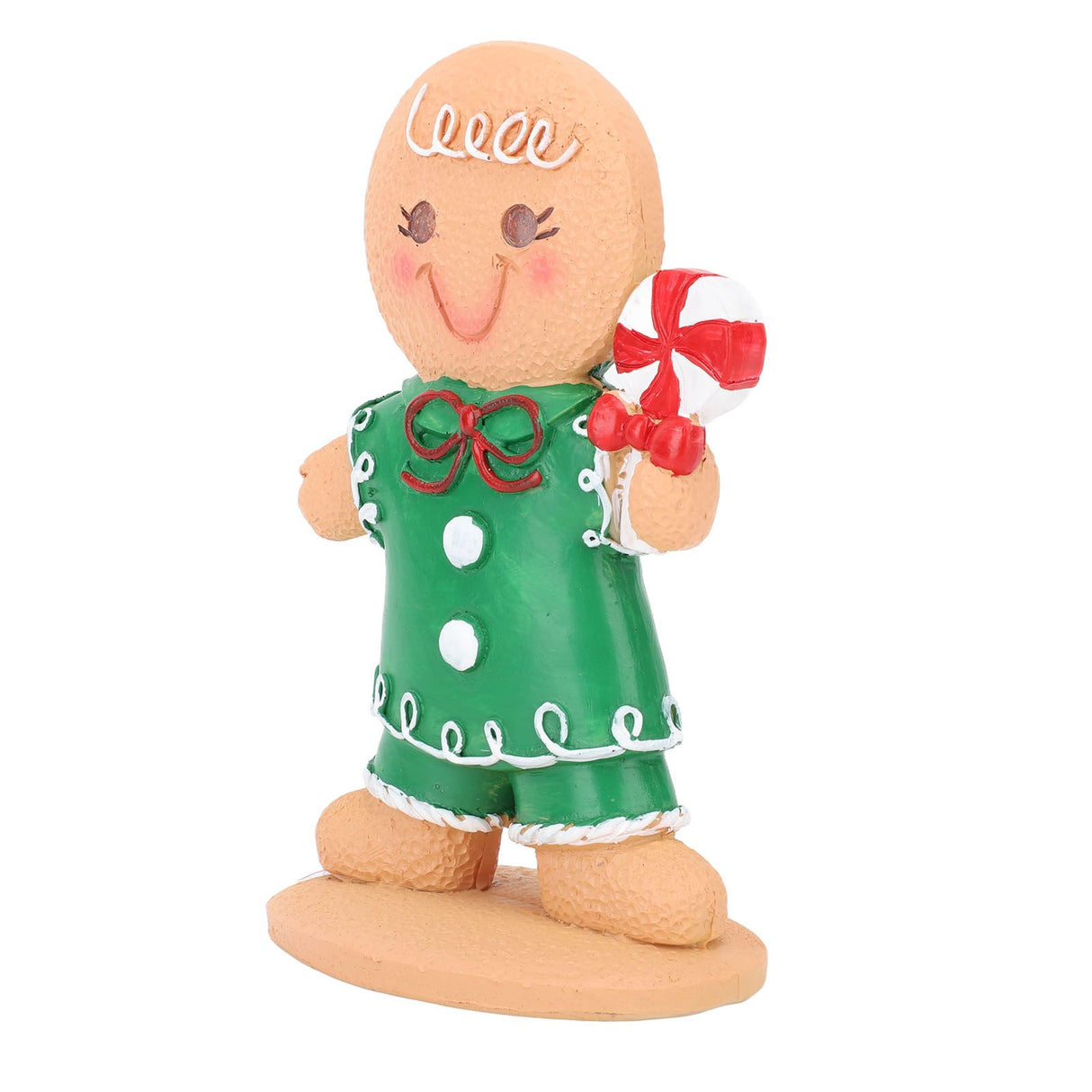 Gingerbread Kids Tabletop Figures Creativity Cute Christmas Gingerbread Table Decor for Store Bar Boy Candy