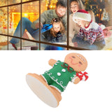 Gingerbread Kids Tabletop Figures Creativity Cute Christmas Gingerbread Table Decor for Store Bar Boy Candy