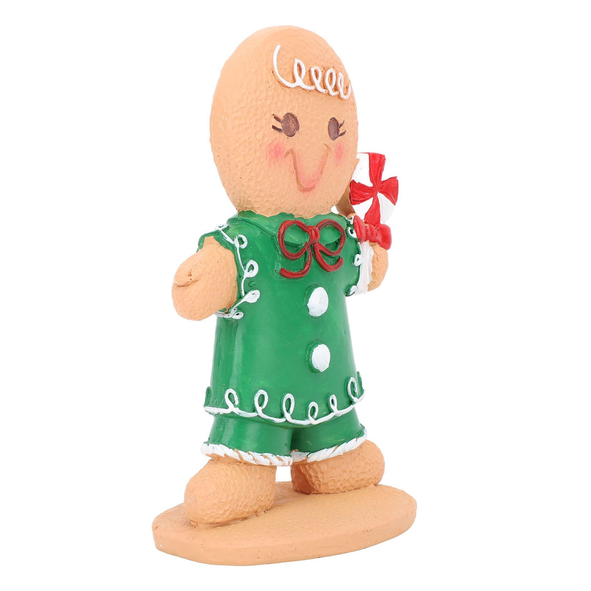 Gingerbread Kids Tabletop Figures Creativity Cute Christmas Gingerbread Table Decor for Store Bar Boy Candy