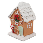 Christmas Gingerbread House Classic Exquisite Resin Christmas House Tabletop Decoration for Gift