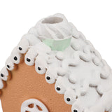Christmas Gingerbread House Classic Exquisite Resin Christmas House Tabletop Decoration for Gift