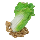 Lucky Cabbage Crafts Chinese Bai Cai Ornament Resin Feng Shui Blessing Wealth Decoration For Shop Office Gifts