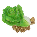 Lucky Cabbage Crafts Chinese Bai Cai Ornament Resin Feng Shui Blessing Wealth Decoration For Shop Office Gifts - Rear View