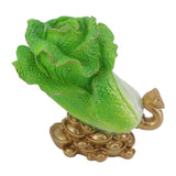 Lucky Cabbage Crafts Chinese Bai Cai Ornament Resin Feng Shui Blessing Wealth Decoration For Shop Office Gifts