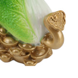 Lucky Cabbage Crafts Chinese Bai Cai Ornament Resin Feng Shui Blessing Wealth Decoration For Shop Office Gifts