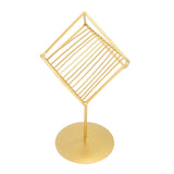 Gold Geometric Table Decor Creative 3D Iron Geometric Sculpture Compact Art Ornament Decor for Living Room Study Office