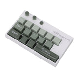 Mechanical Keyboard Ornaments Decoration Luminous Display with Number Stickers for Home Desktop Office Green