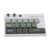 Mechanical Keyboard Ornaments Decoration Luminous Display with Number Stickers for Home Desktop Office Green