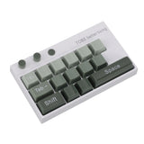 Mechanical Keyboard Ornaments Decoration Luminous Display with Number Stickers for Home Desktop Office Green