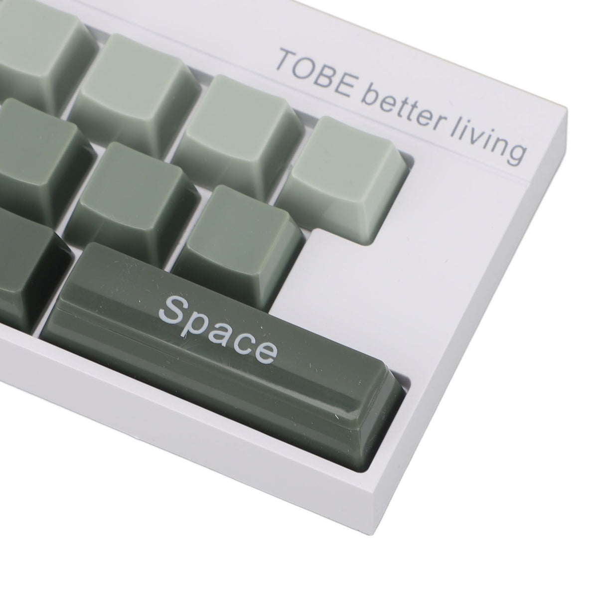 Mechanical Keyboard Ornaments Decoration Luminous Display with Number Stickers for Home Desktop Office Green
