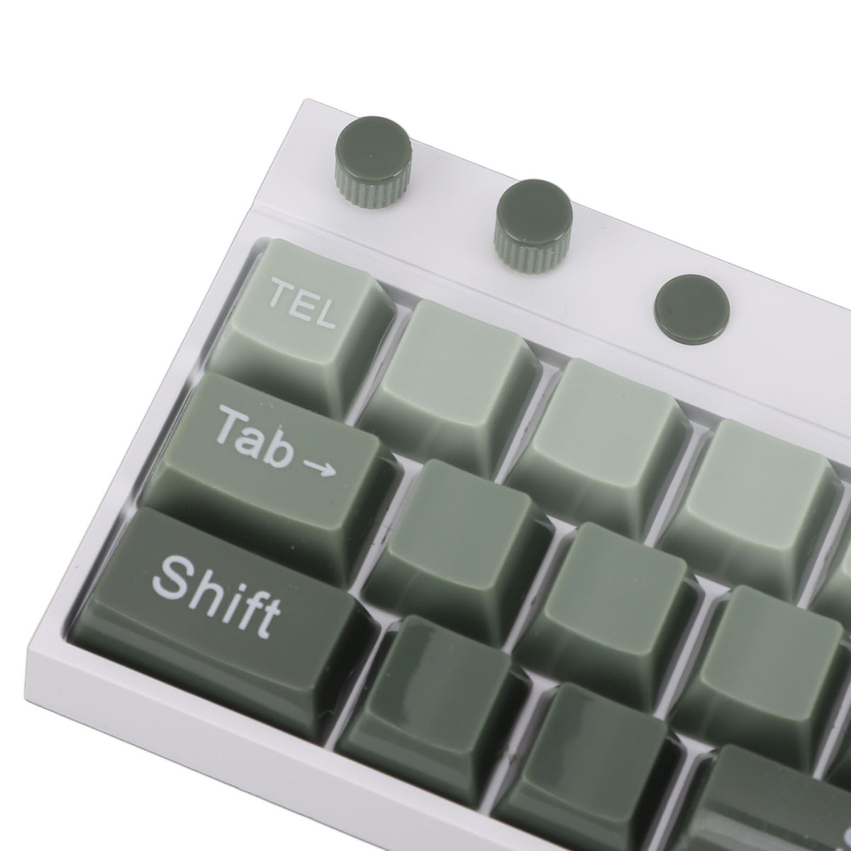 Mechanical Keyboard Ornaments Decoration Luminous Display with Number Stickers for Home Desktop Office Green