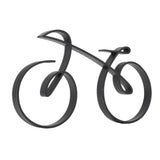 Minimalistic Bike Sculpture Metal Modern Wire Framed Style Bike Ornament Home Decoration Gift