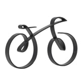 Minimalistic Bike Sculpture Metal Modern Wire Framed Style Bike Ornament Home Decoration Gift