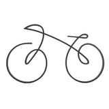 Minimalistic Bike Sculpture Metal Modern Wire Framed Style Bike Ornament Home Decoration Gift