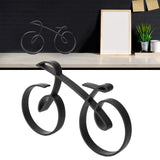 Bicycle Art Sculpture Iron Minimalistic Wire Framed Style Elegant Bicycle Sculpture for Cycling Enthusiasts Decoration