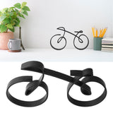 Bicycle Art Sculpture Iron Minimalistic Wire Framed Style Elegant Bicycle Sculpture for Cycling Enthusiasts Decoration